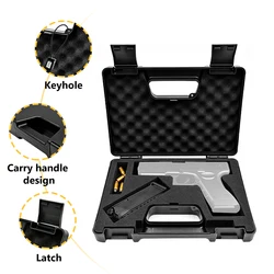 Funda táctica rígida impermeable para pistola con espuma interior