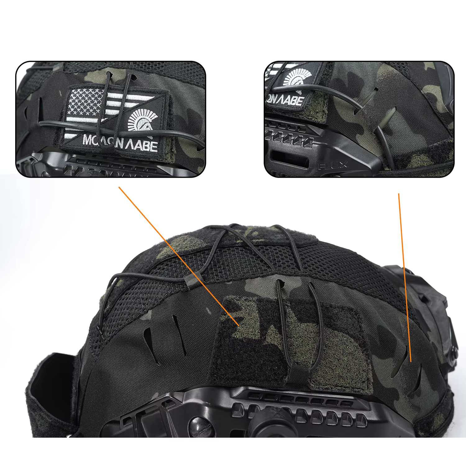 DMgear MTEK 2.0 funda MOLLE para casco camuflaje y accesorios - imagen 5