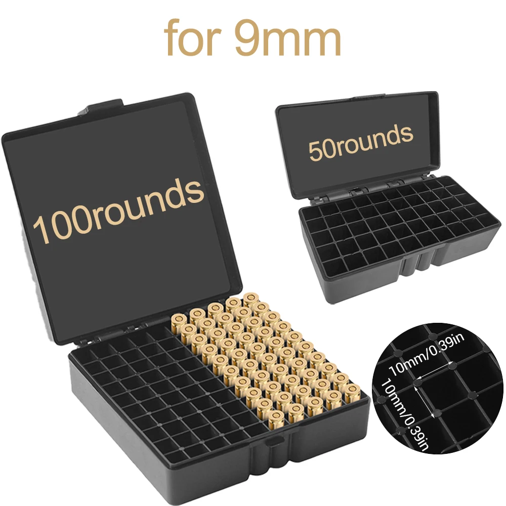 Caja de munición 9mm – Portabalas para rifle y pistola - imagen 2