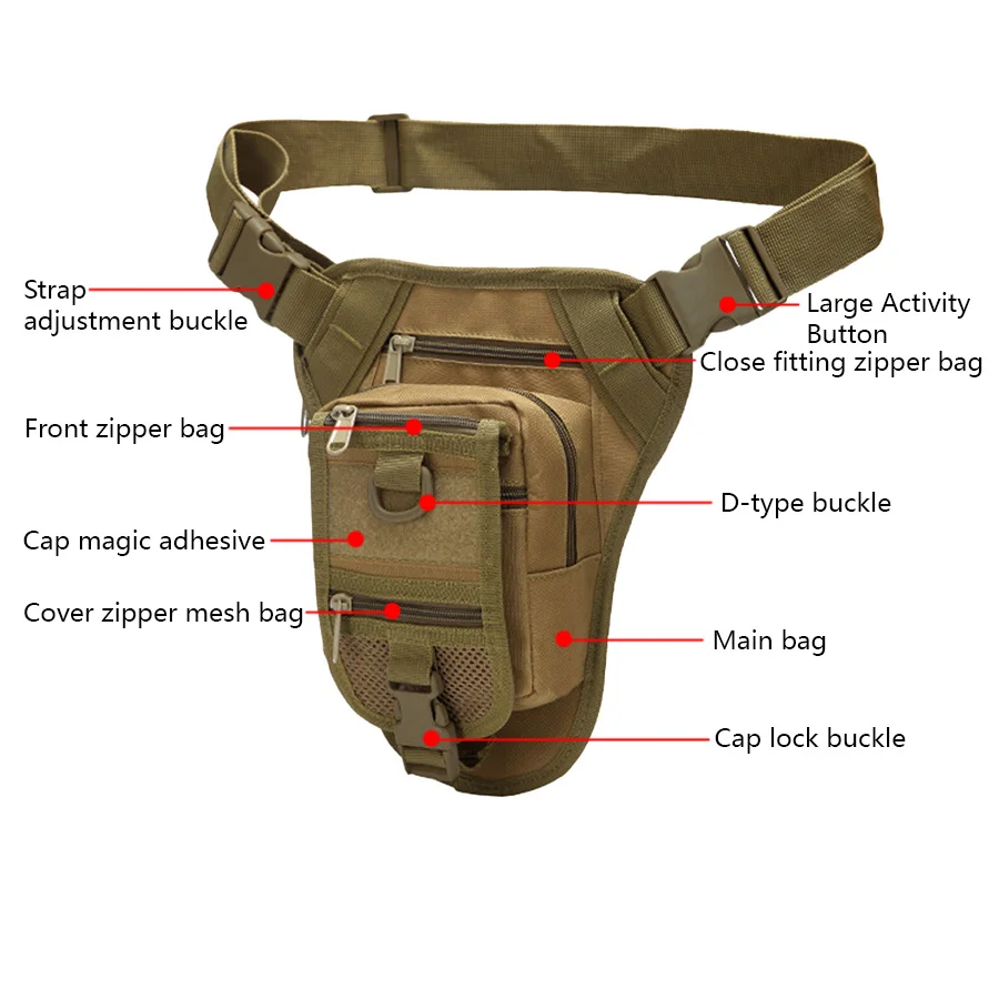 Riñonera camuflada tipo riñonera deportiva