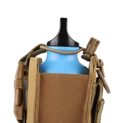 Bolsa de cintura táctica MOLLE para cantimplora EDC