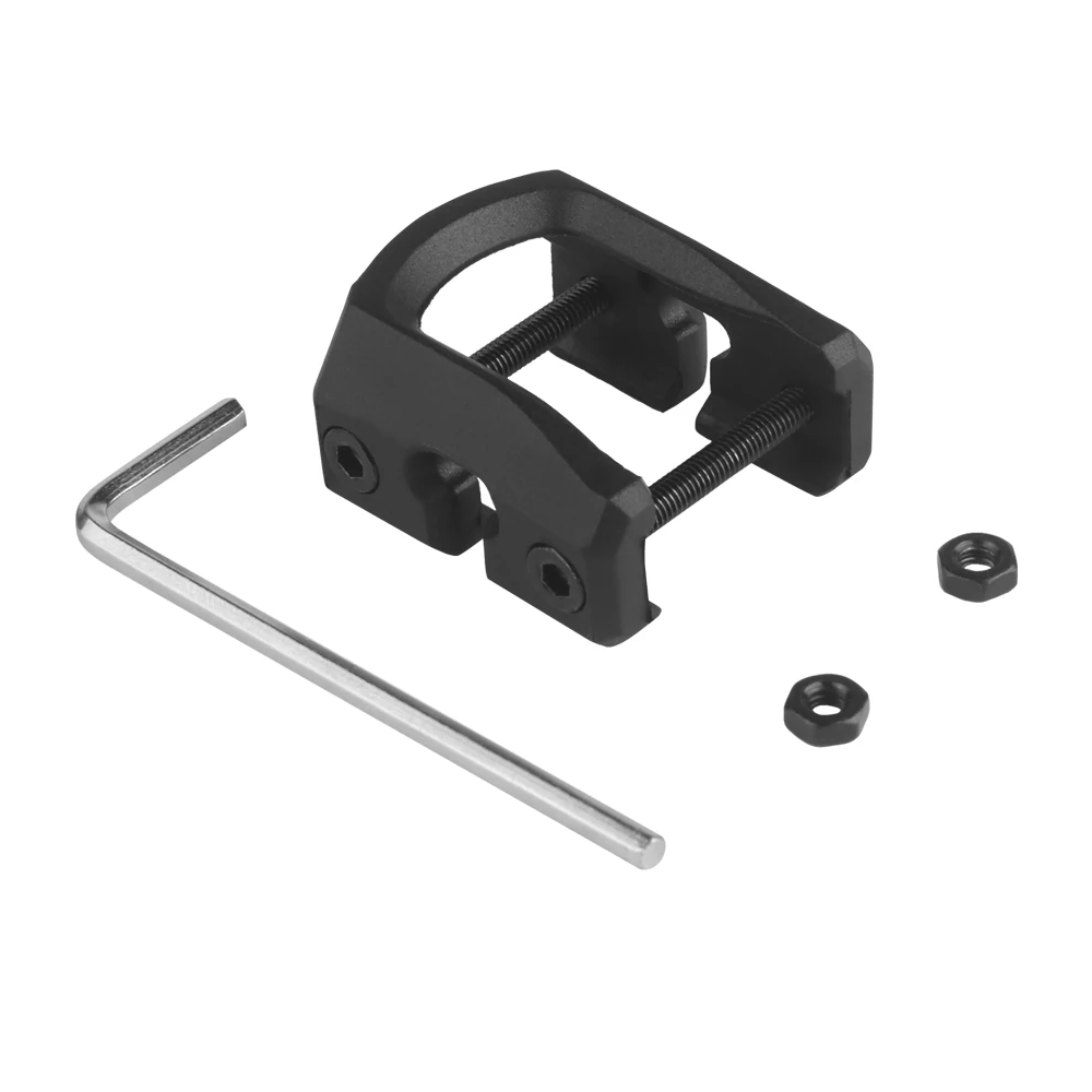 Adaptador Picatinny para interruptor de linterna táctica, base rápida - imagen 3