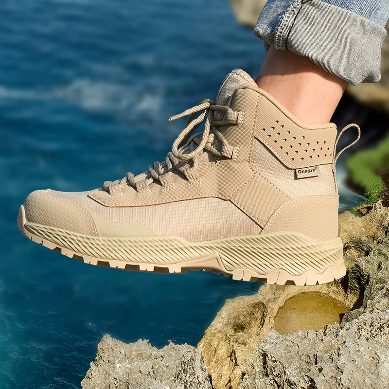 MERRTO Botas tácticas impermeables de senderismo hombre desert - imagen 4