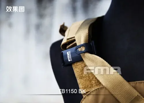 FMA Gancho de anclaje fijo aluminio para chaleco táctico MOLLE - imagen 3