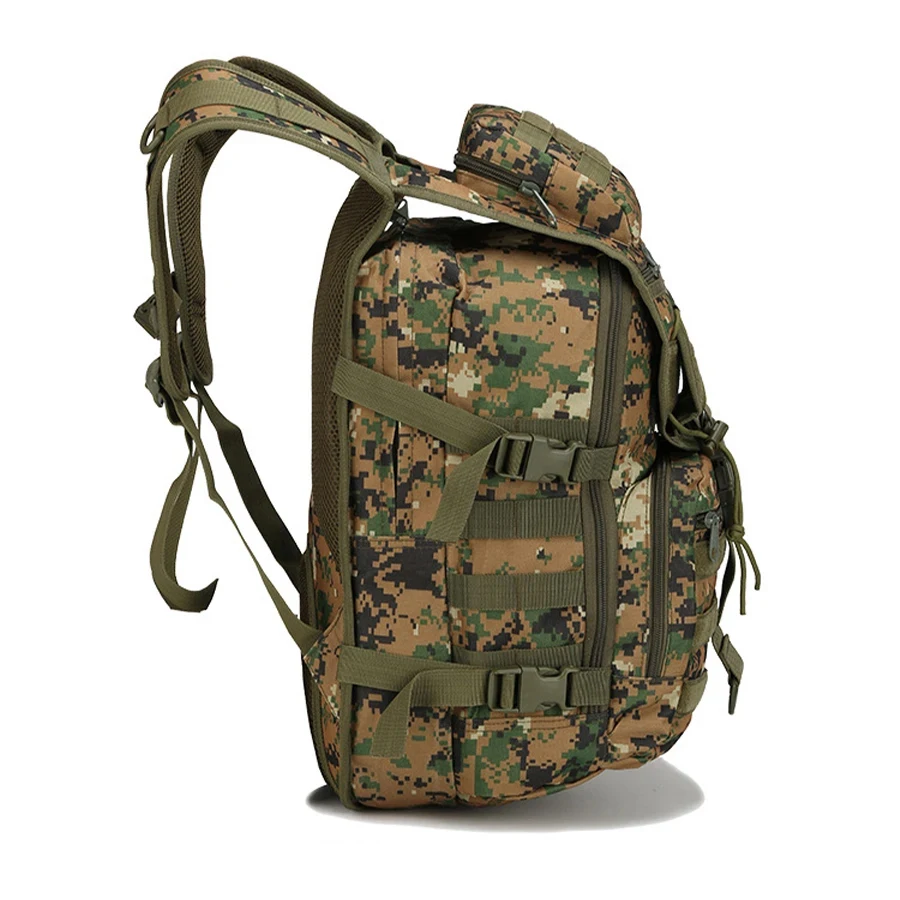 Mochila táctica MOLLE multifunción con cremallera y compartimentos - imagen 4