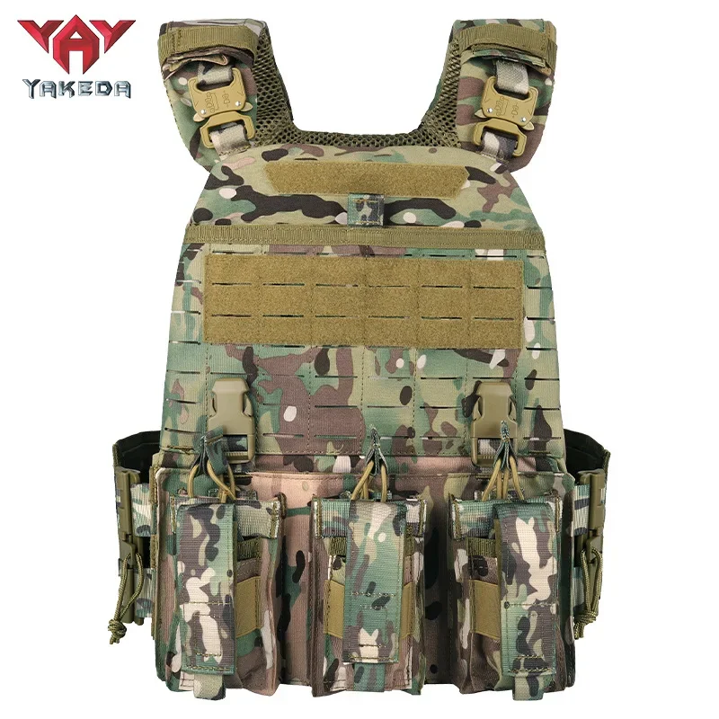 Yakeda Chaleco táctico MOLLE liberación rápida uniforme exterior - imagen 5
