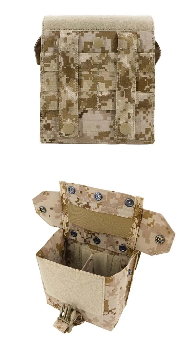Bolsa táctica MOLLE M60 de almacenamiento en ripstop para exteriores - imagen 4