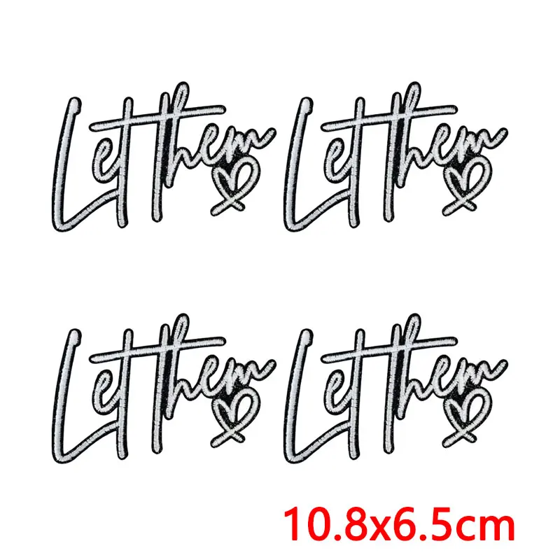 Diseño con texto bordado