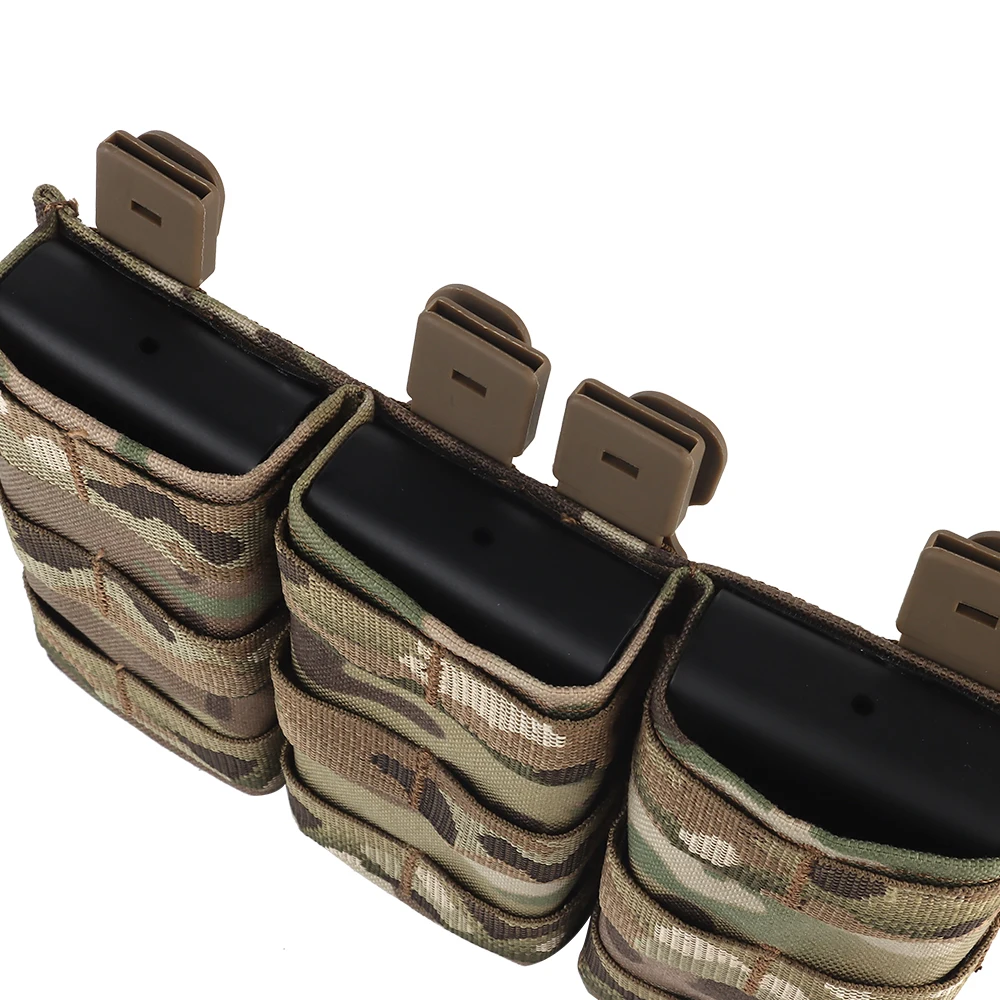 Bolsa porta cargadores largos MOLLE con abrazadera para chaleco - imagen 2