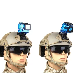Soporte de casco táctico para GoPro y cámaras POV ajustable
