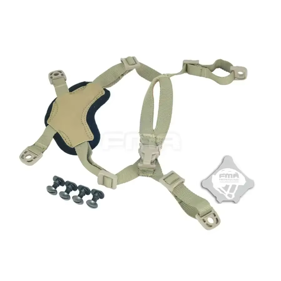 Correa táctica barbilla para casco Airsoft sistema de suspensión - imagen 5