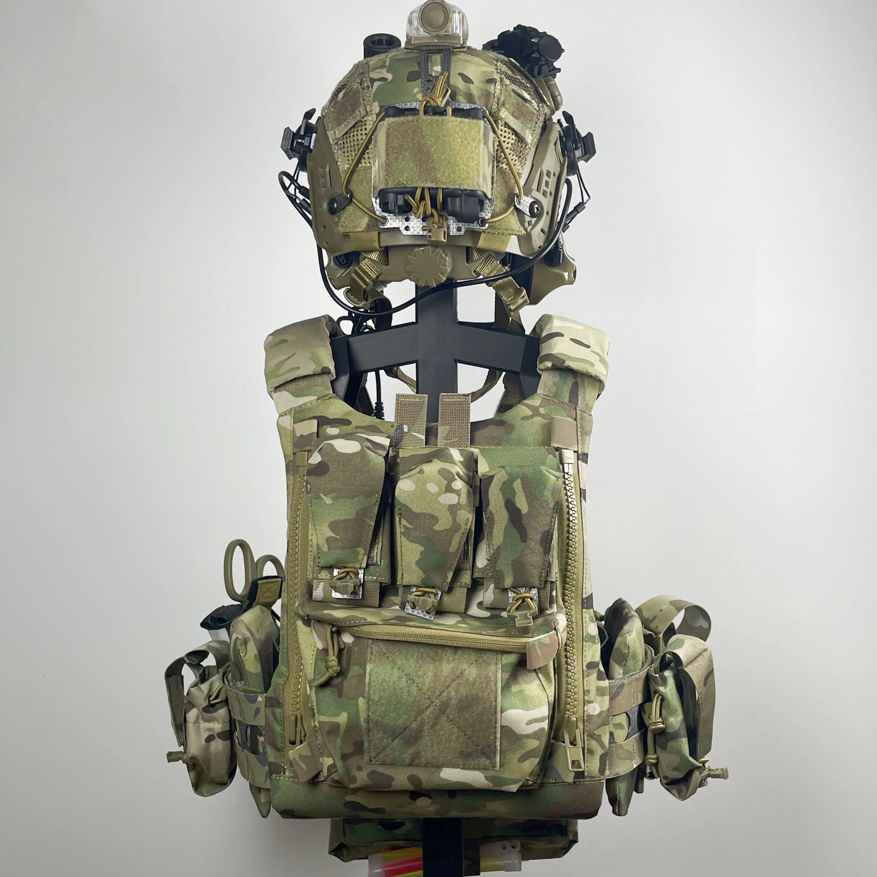 Chaleco táctico de camuflaje completo para exteriores