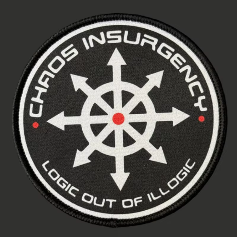 Parche táctico SCP Chaos Rebels – Moral militar impreso gancho y bucle - imagen 2