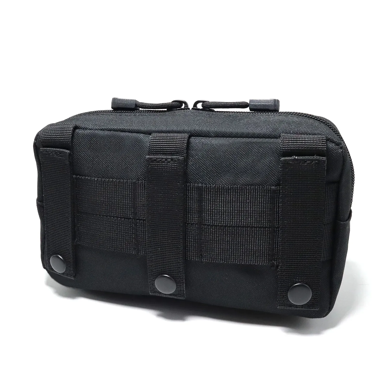 Bolsa táctica MOLLE horizontal tipo EMT con cordón y bolsillo frontal - imagen 4