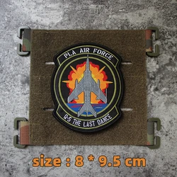 Parche bordado táctico Wild Weasel F-16 – para ropa y bolsas