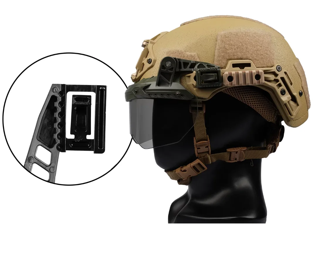 Gafas tácticas para casco visera abatible antivaho FAST/MICH - imagen 4