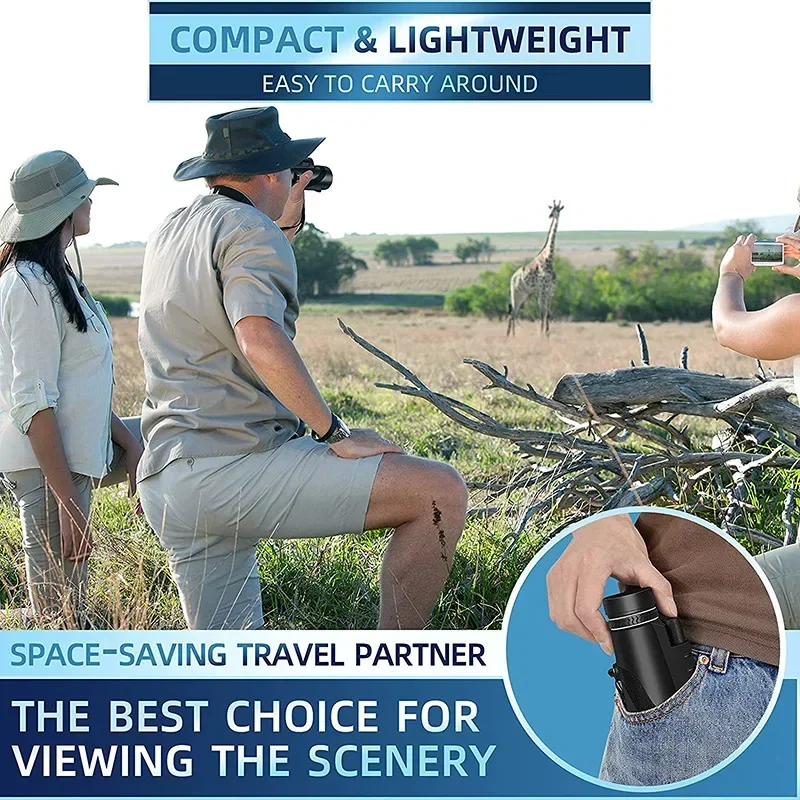 Monocular táctico 80x100 con trípode – Caza y observación outdoor - imagen 5