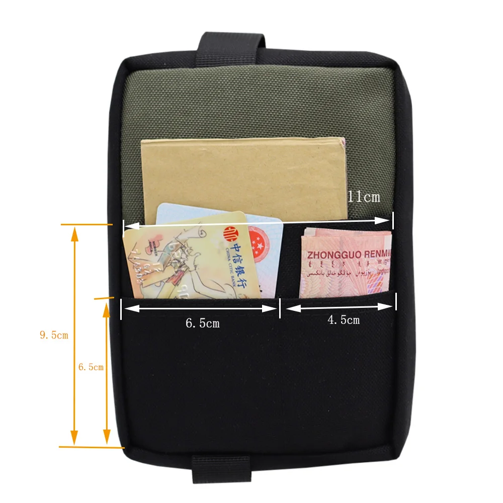 Organizador táctico EDC bolsa MOLLE multiusos 1000D nylon - imagen 3