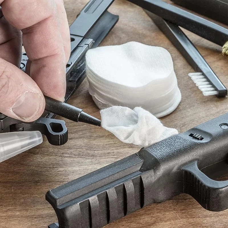 Parches de limpieza gruesos para armas, mantenimiento calibre múltiple - imagen 2
