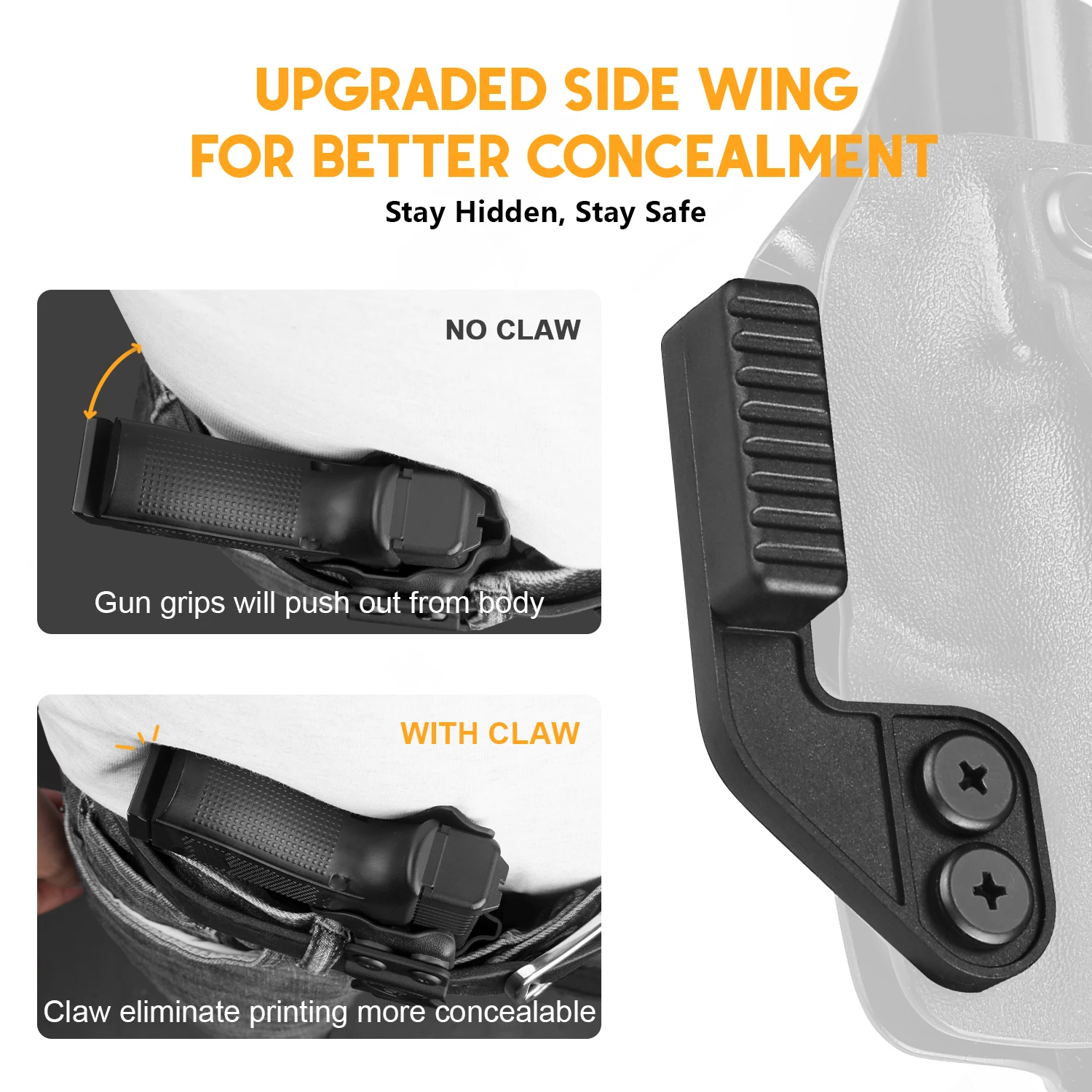 Smith & Wesson Bodyguard 2.0 – Funda IWB Kydex Discreta - imagen 5