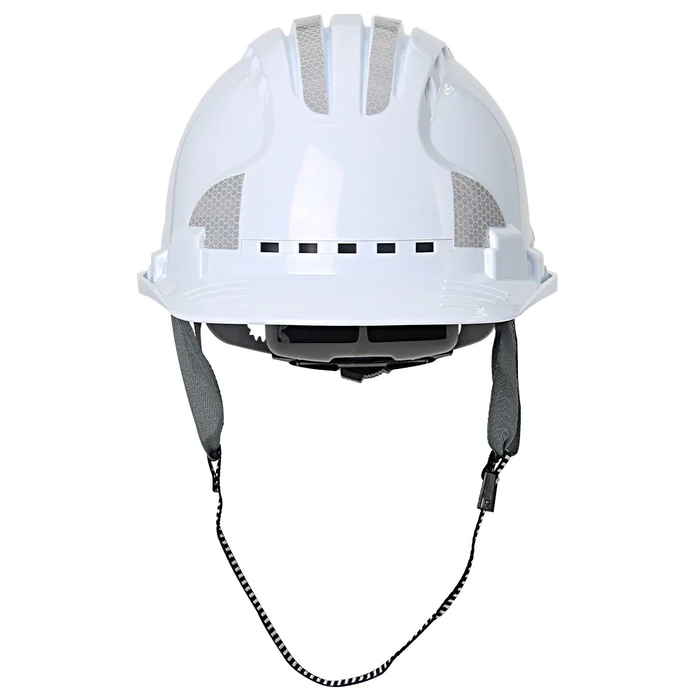 Casco de trabajo tipo ingeniero y acabado de seguridad
