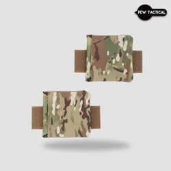 Ferro Tactical Pew 6x6 Porta Placas Lateral 2 Bolsillos Paintball