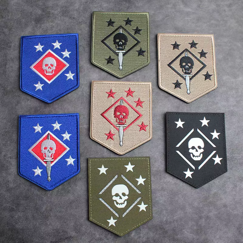 Parche mochila casco brazalete cuero Marine Raiders – Militar táctico profesional