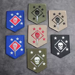 Parche mochila casco brazalete cuero Marine Raiders – Militar táctico profesional