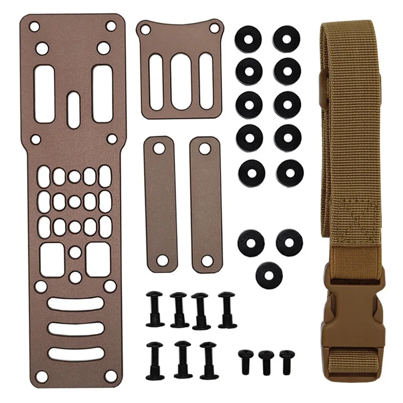 Adaptador metálico para funda pistola colgante, ángulo ajustable
