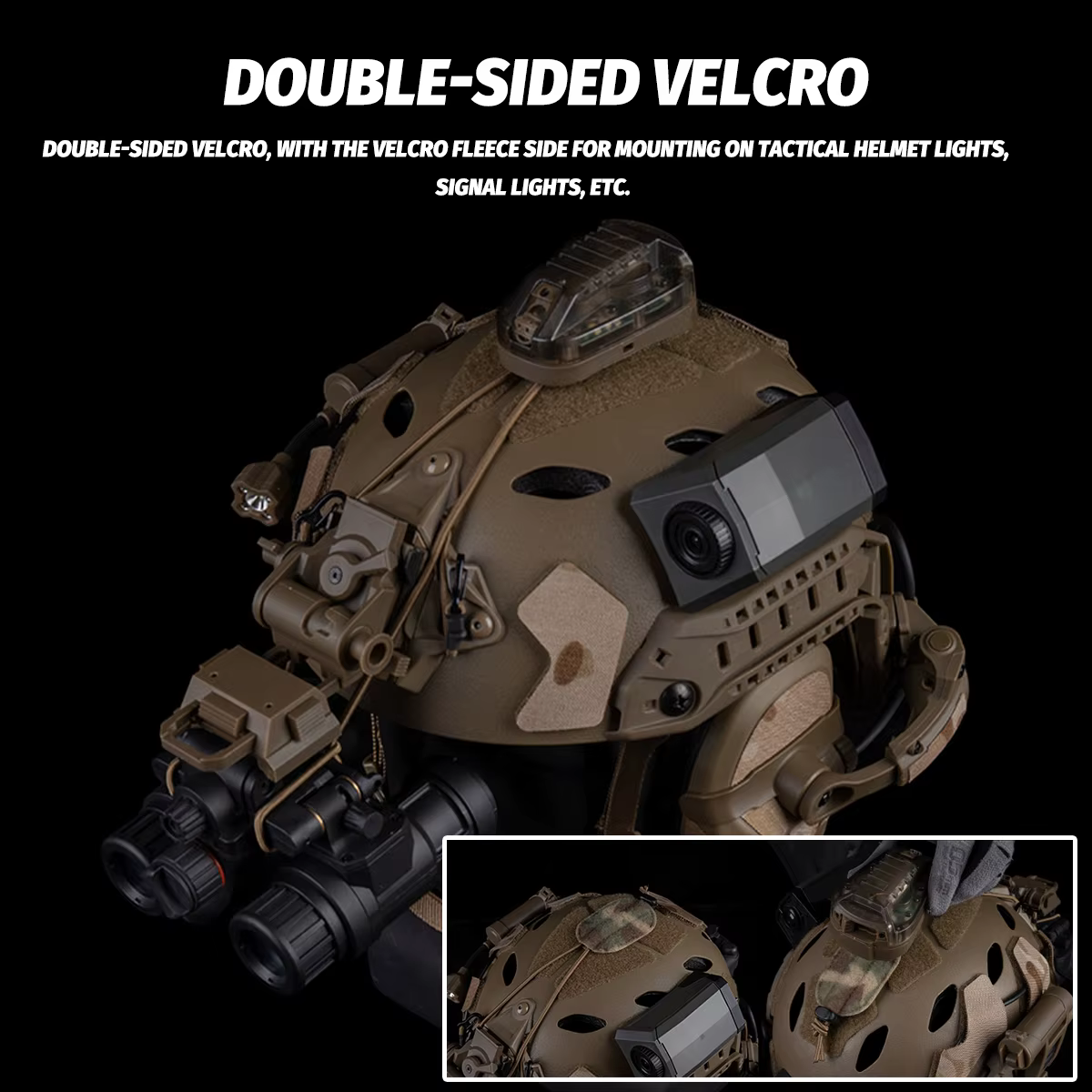 L4G24 Soporte NVG con cordón táctico elástico antipérdida airsoft