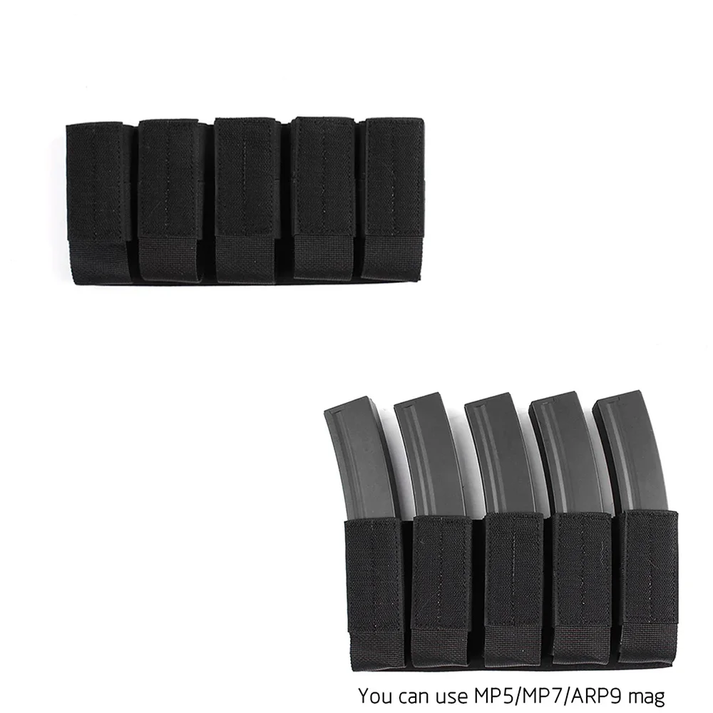 D3CRM SMG Chaleco táctico modular Molle para cargadores MP5 MP7 - imagen 3