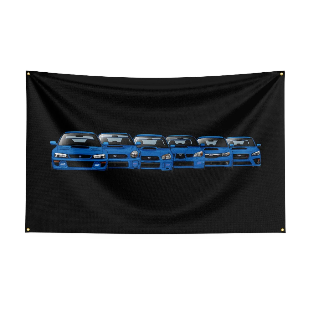 Bandera JDM evolución del automóvil para decoración de garaje
