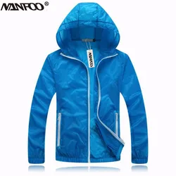 Chaqueta solar ultrafina transpirable con capucha para correr y pesca