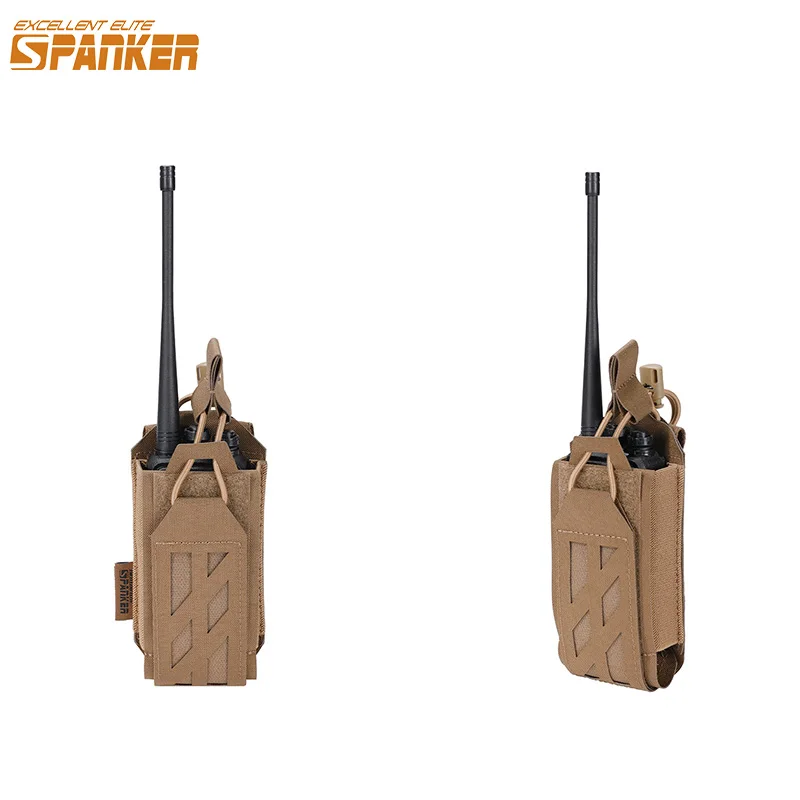 Funda táctica MOLLE nylon para walkie talkie radio