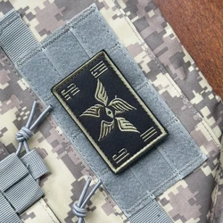Parche táctico Chevron ángel guardián moral bordado con velcro