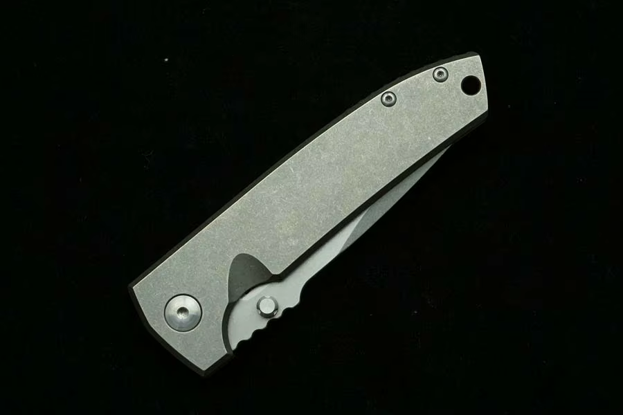 VECP Cuchillo plegable EDC de titanio para supervivencia - imagen 4