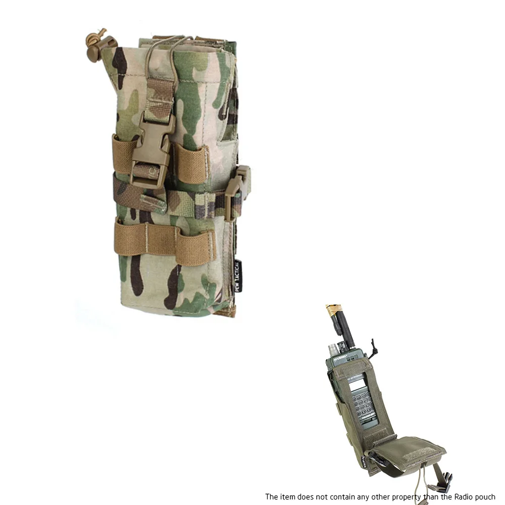 PEW TACTICAL Portaradio PRC-152 Abatible Vertical Airsoft - imagen 2