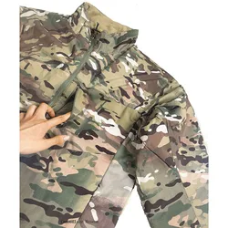 Chaqueta táctica impermeable algodón invierno hombre ligera