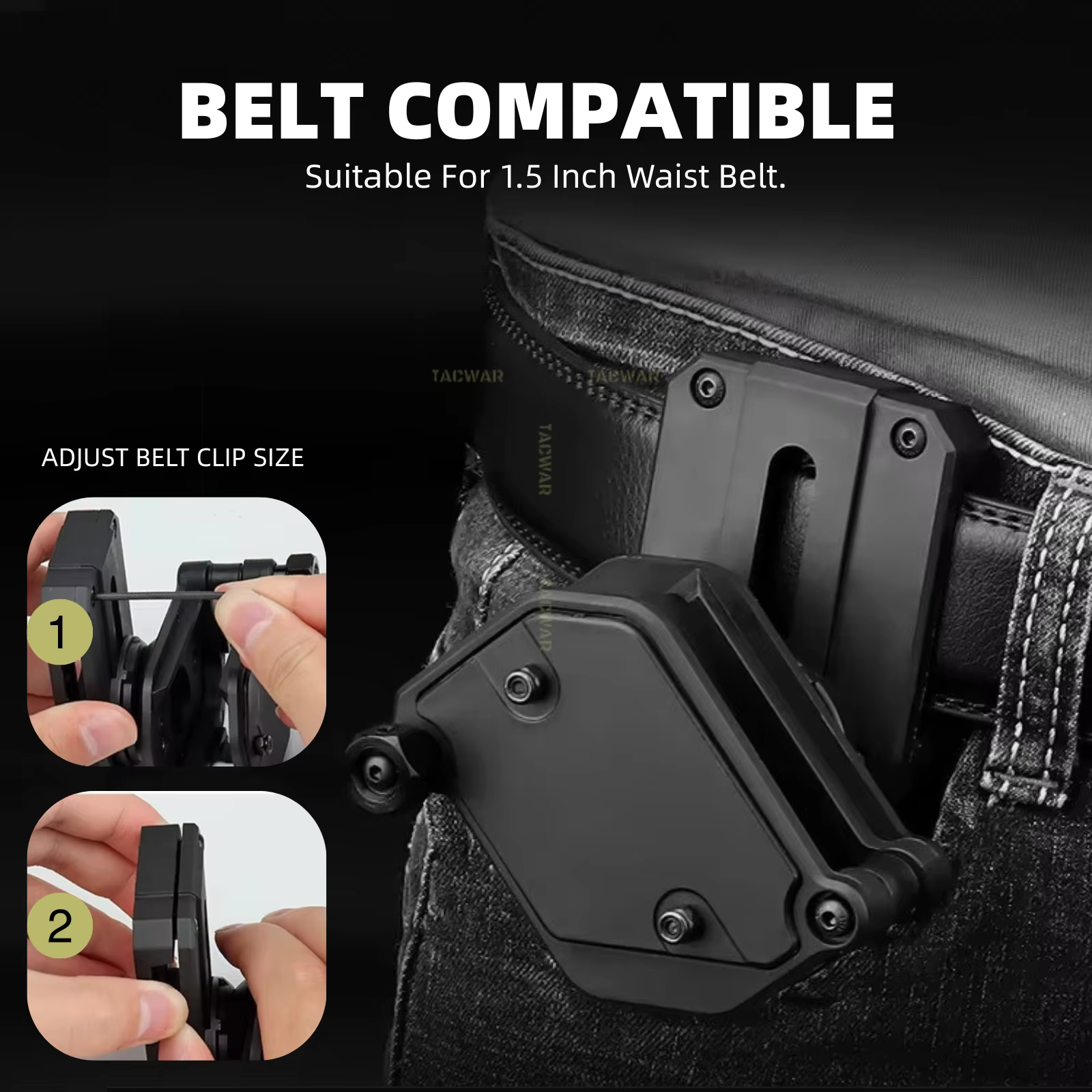 Funda de pistola IPSC ajustable 1911 para airsoft y competición - imagen 3
