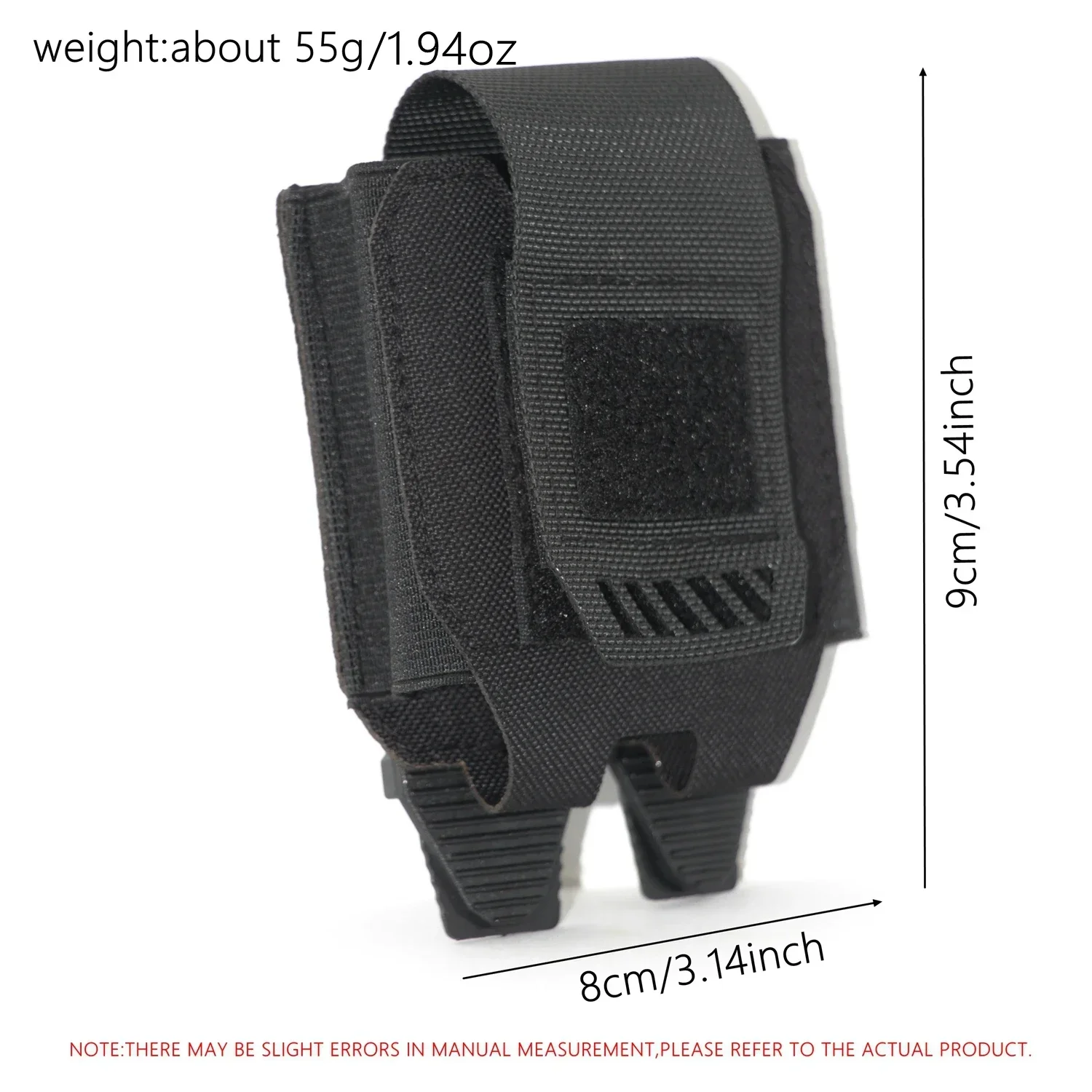 Bolsa táctica de nylon MOLLE para esposas y liberación rápida - imagen 2
