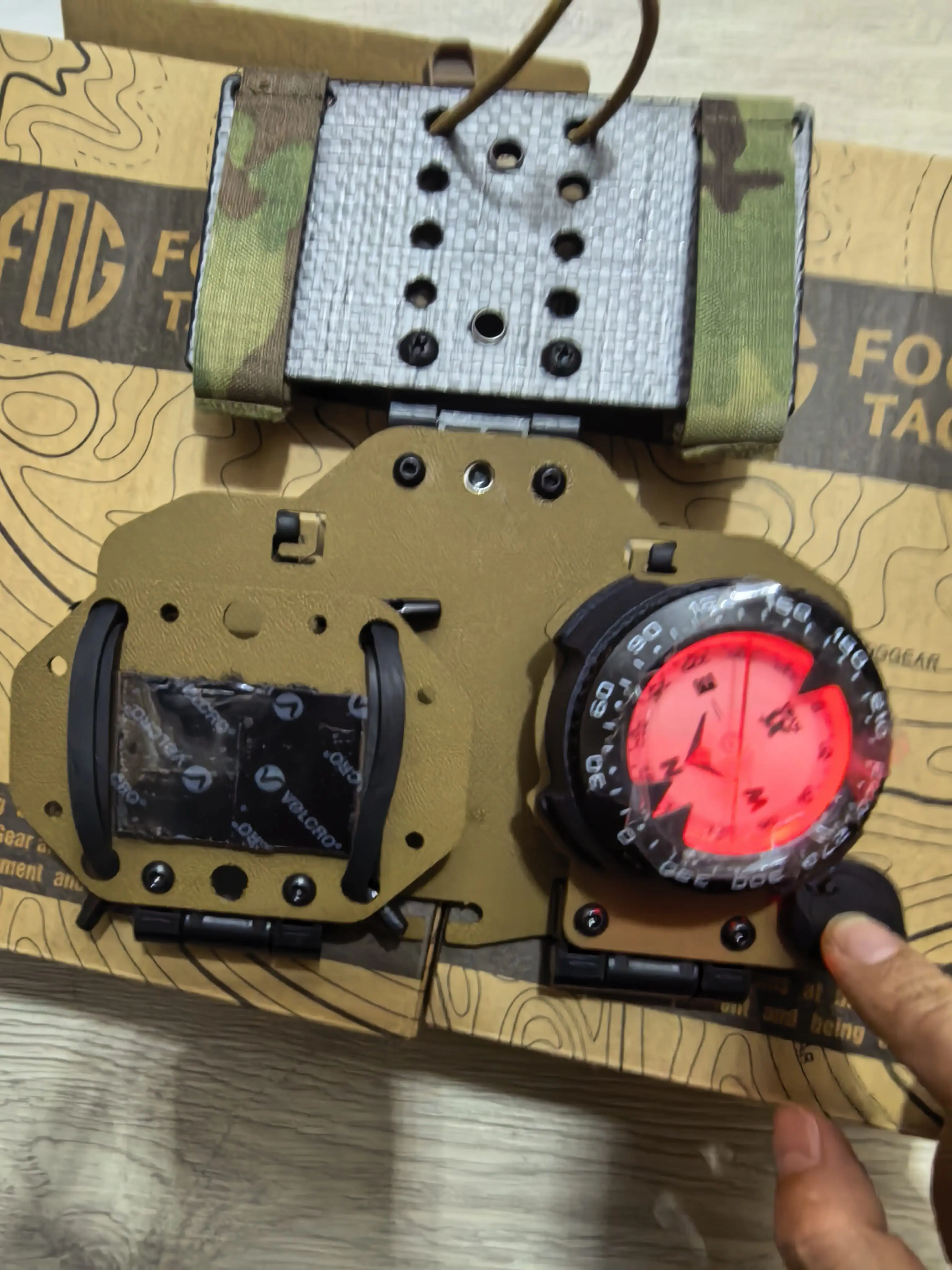 Módulo de navegación Airsoft K-017 con panel de montaje