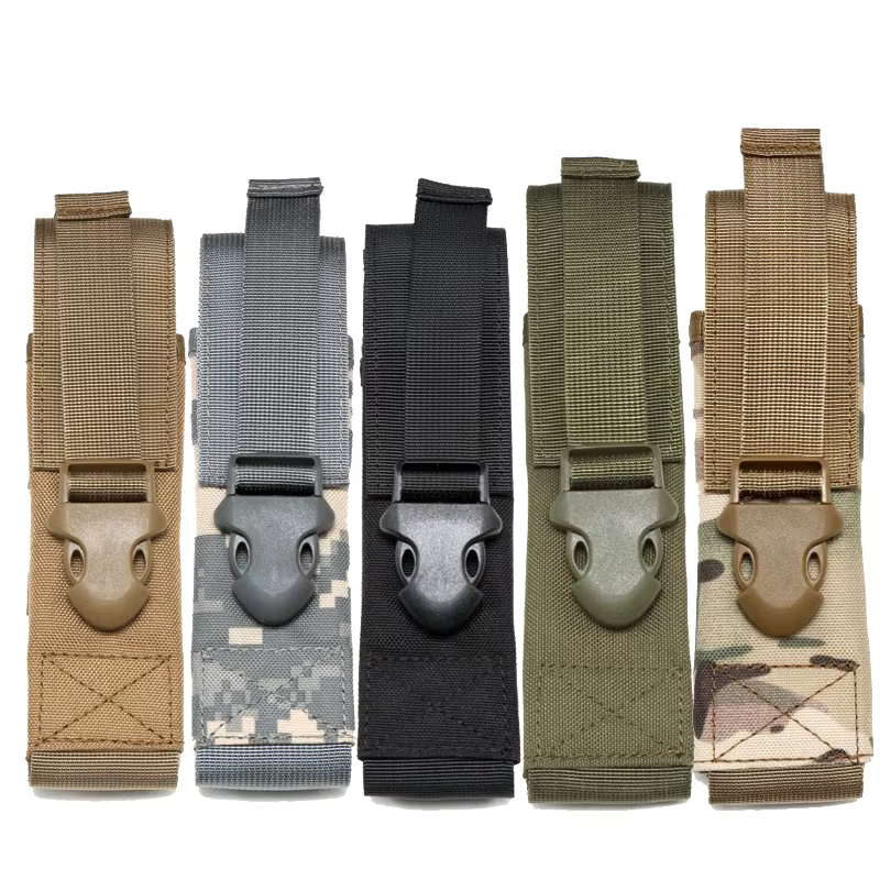 Bolsa táctica MOLLE para cargador MP5 y linterna, sujeción cinturón - imagen 2