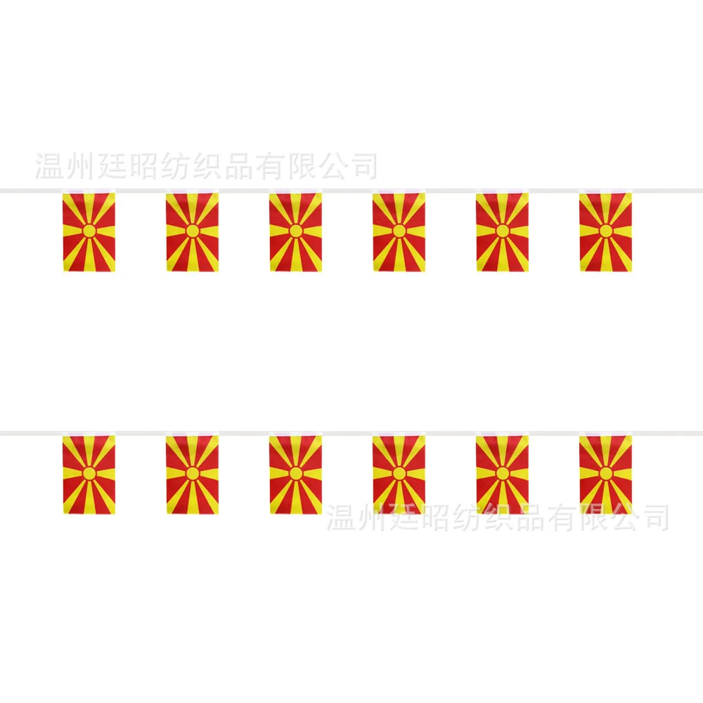SKY FLAG banderines Macedonia de poliéster guirnalda para fiestas - imagen 2