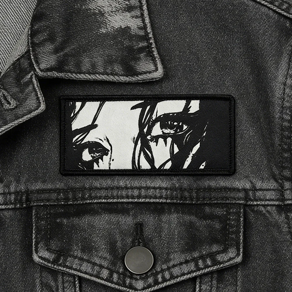 Parche velcro para mochila ojo chica anime oscura Berserk - imagen 3