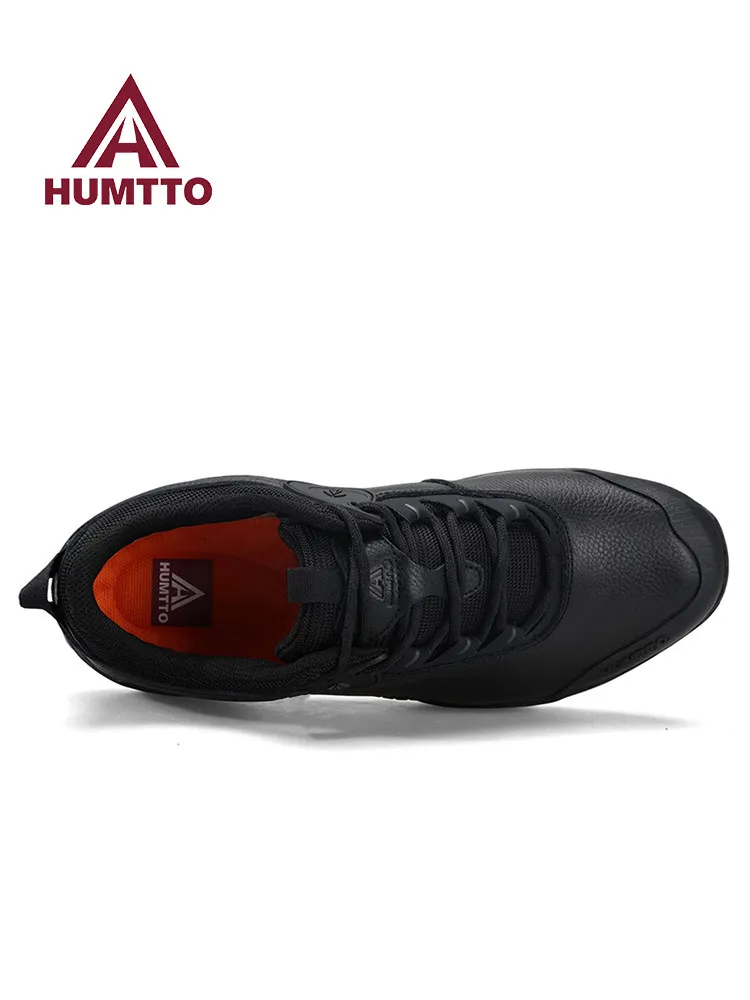 HUMTTO Zapatillas de senderismo para hombre de cuero vacuno - imagen 4