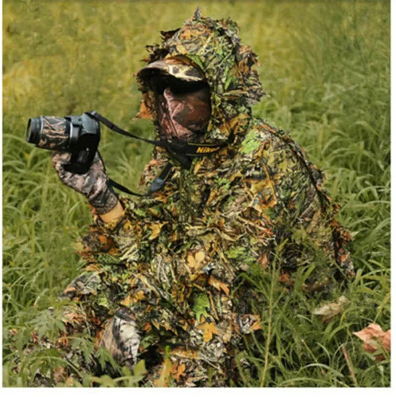 Traje Ghillie de camuflaje para caza con capucha y pantalón - imagen 5
