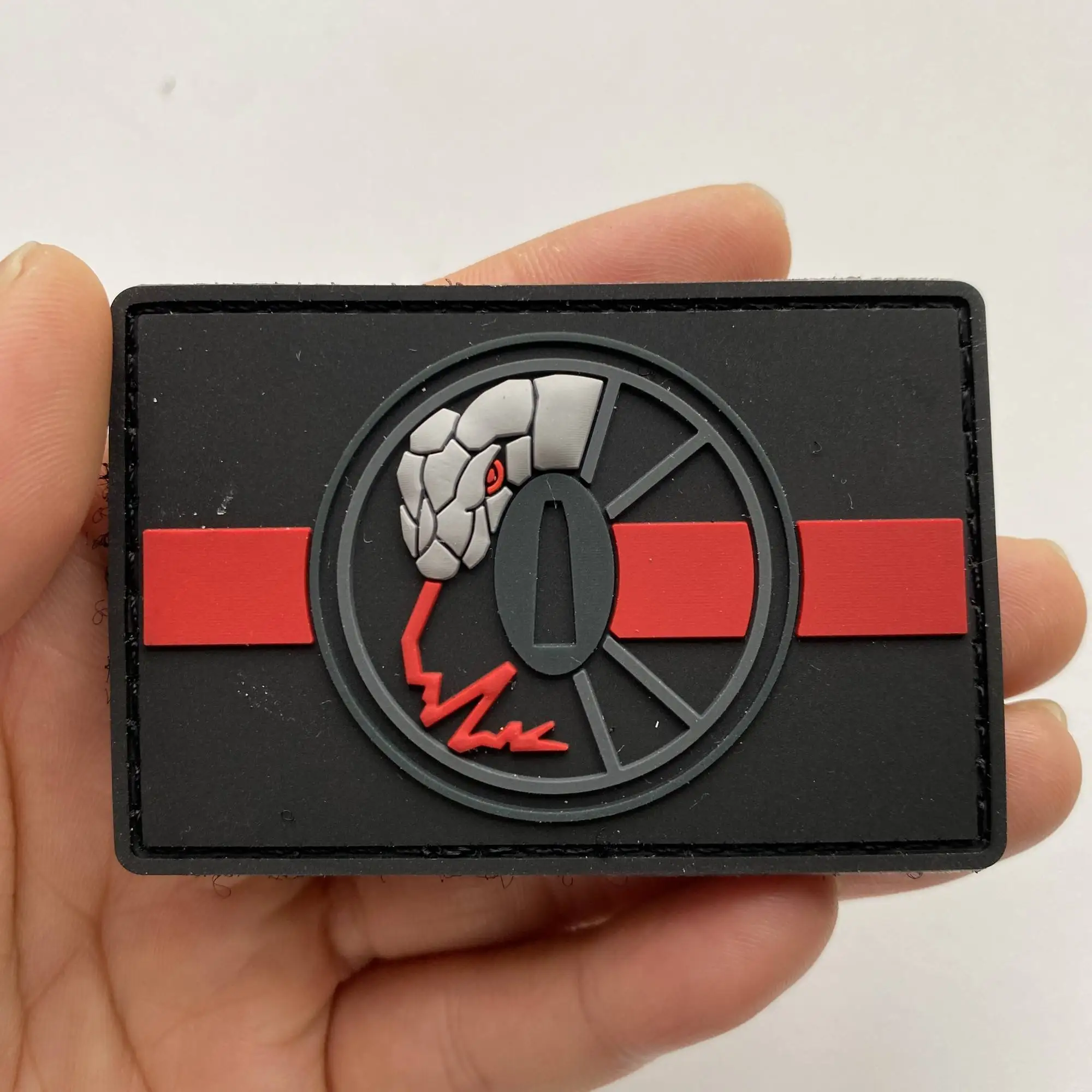 Parche táctico PVC 3D personalizado con gancho y bucle o coser - imagen 4