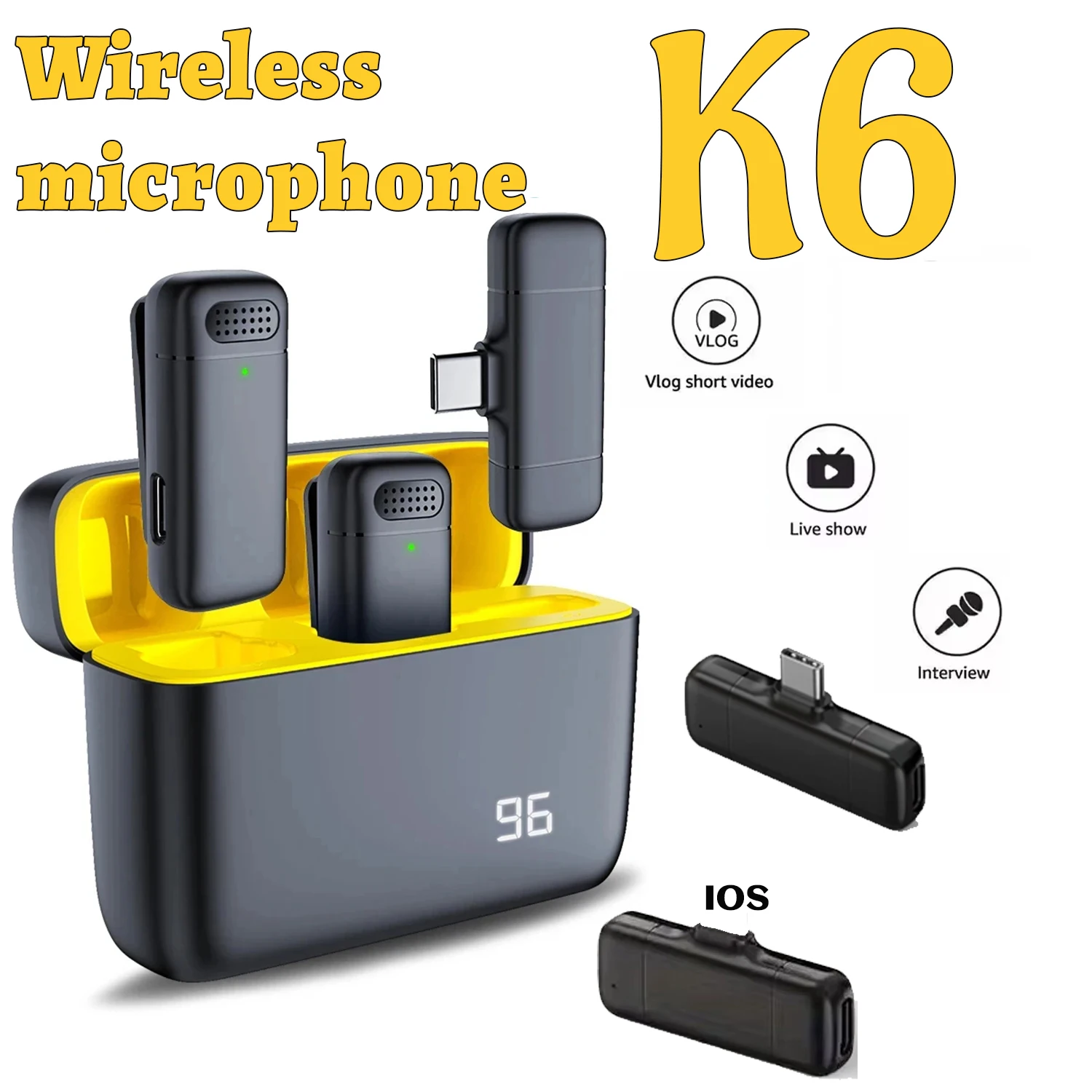Micrófono lavalier inalámbrico para iPhone y Android – Grabación móvil - imagen 4