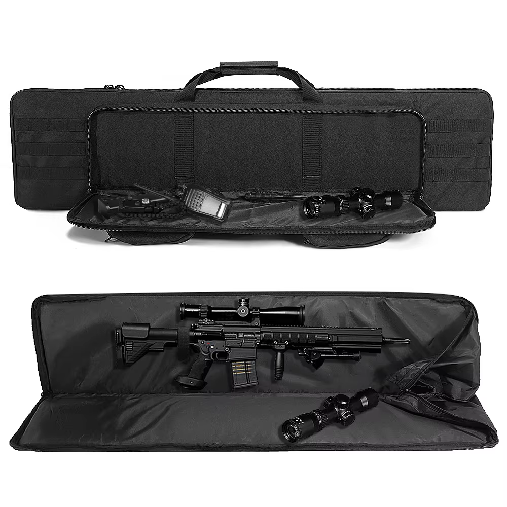 Funda transporte rifle y pistola larga hombro táctica Airsoft caza - imagen 2