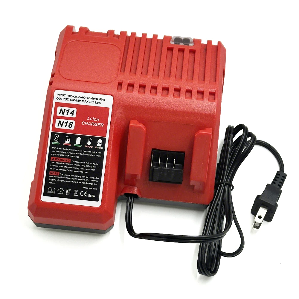 Milwaukee M14 Cargador rápido de baterías de iones de litio - imagen 4